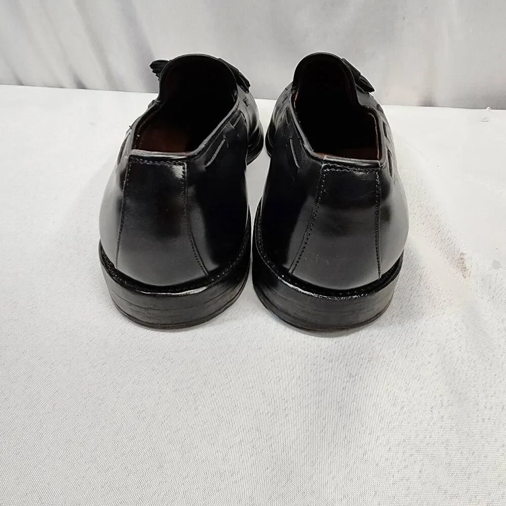 Allen Edmonds Grayson Tassel Loafers Black Leather Mens 11.5 A USA